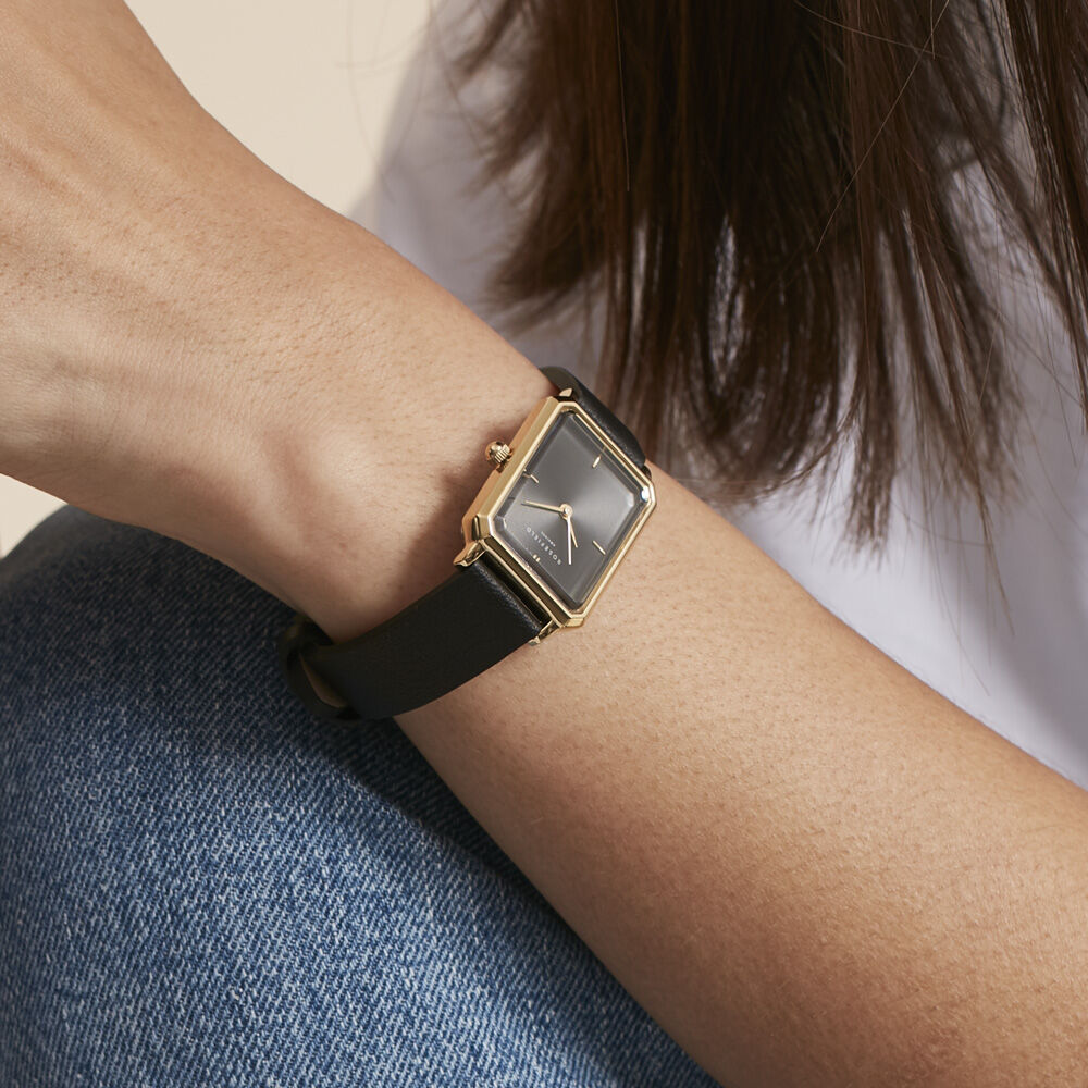 Montre Rosefield Octagon Noir - Montres étanches Femme | Marc Orian
