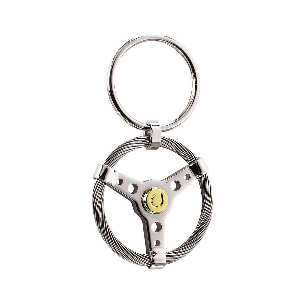Porte Clefs Mariemeae Acier Bicolore - Bijoux fantaisie Homme | Marc Orian