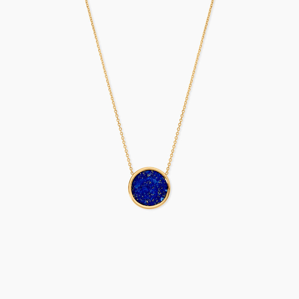 Collier Florica Or Jaune Lapis Lazuli - Colliers avec pierres Femme | Marc Orian