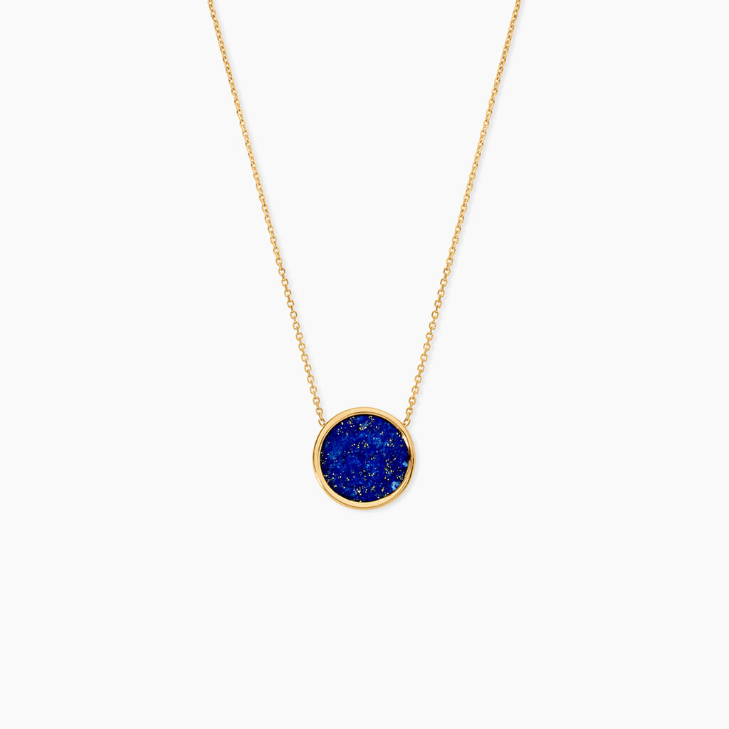 Collier Florica Or Jaune Lapis Lazuli - Colliers avec pierres Femme | Marc Orian
