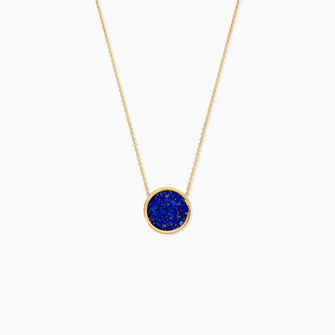 Collier Florica Or Jaune Lapis Lazuli - Colliers avec pierres Femme | Marc Orian