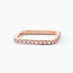 Bague Aselya Argent Rose Oxyde De Zirconium - Bijoux fantaisie Femme | Marc Orian