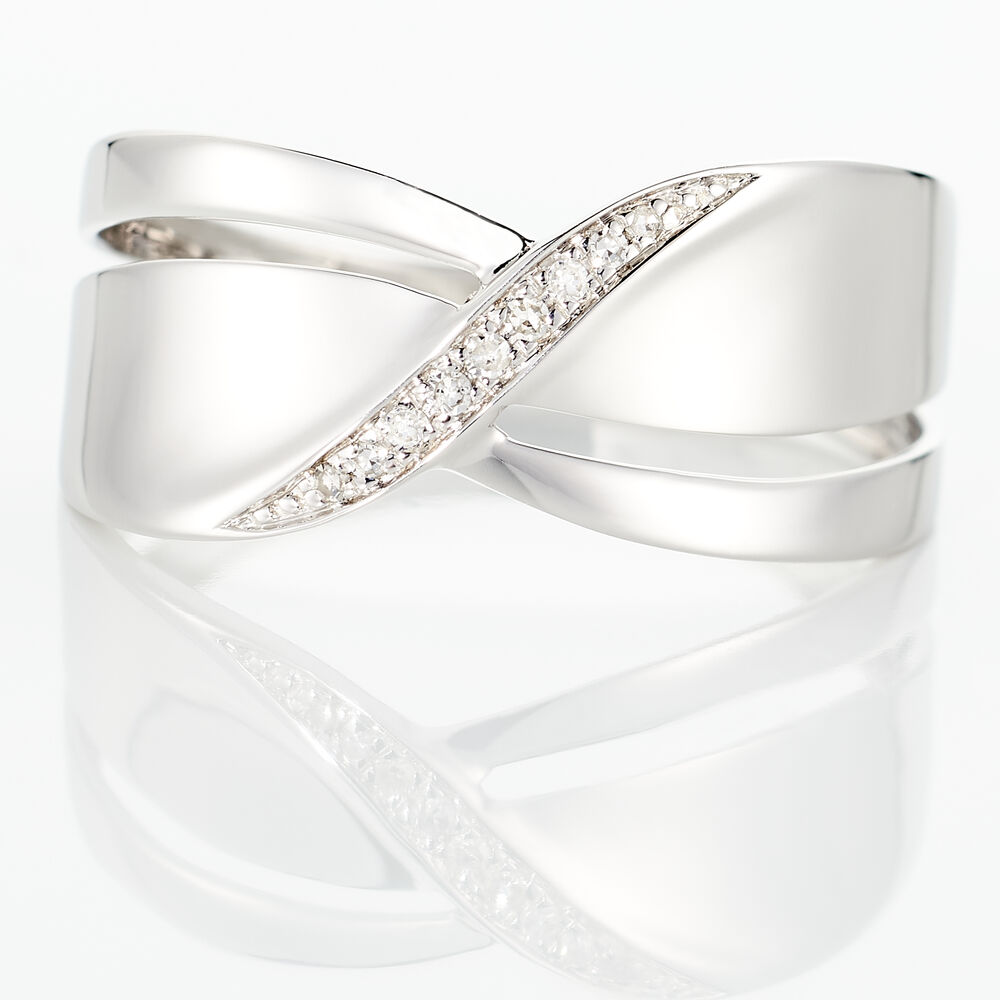Bague Camomille Or Blanc Diamant - Bagues pierres précieuses Femme | Marc Orian