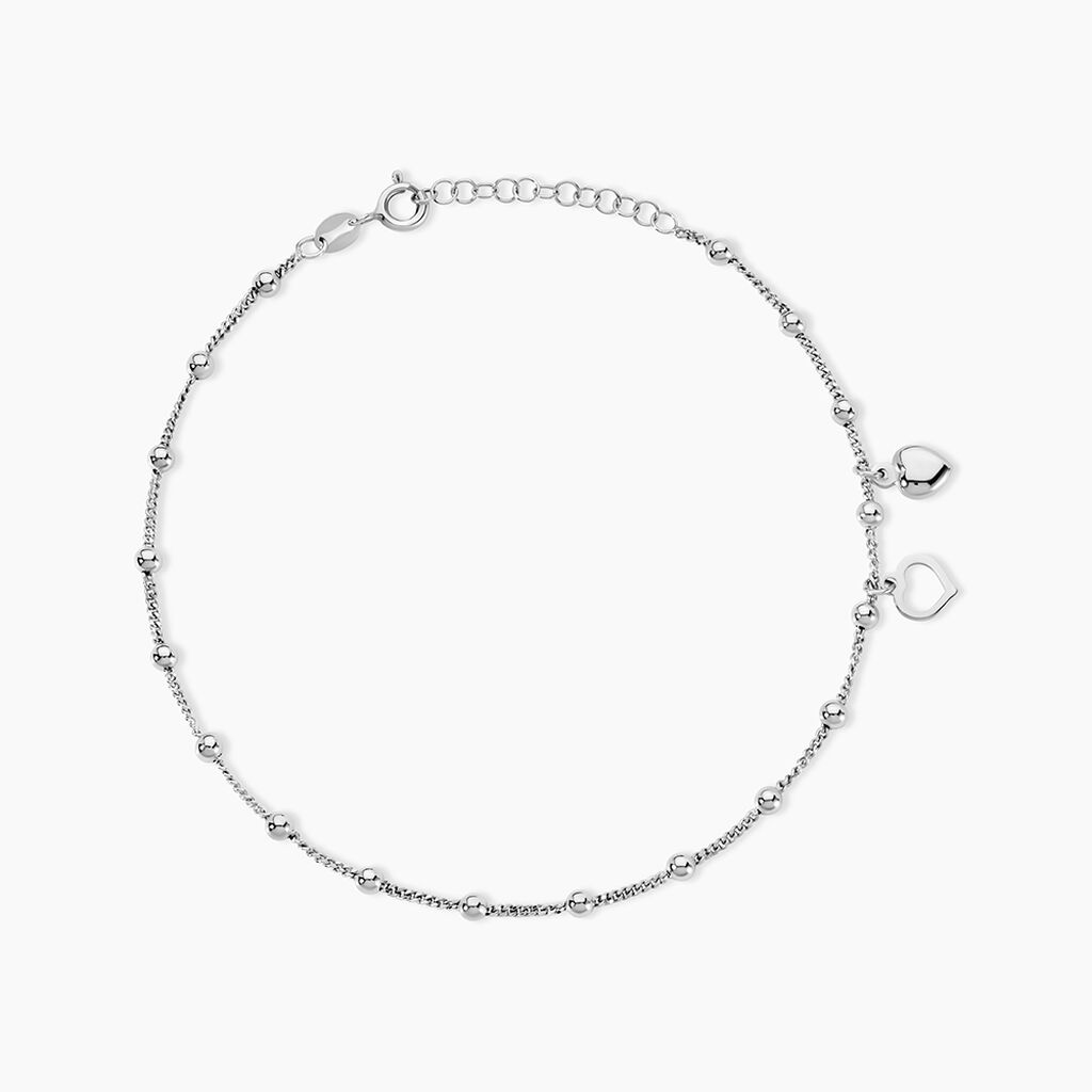 Cha&icirc;ne De Cheville Minia Argent Blanc - Chaines de cheville Femme | Marc Orian