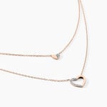 Collier Emilia Or Rose Diamant - Colliers multirangs Femme | Marc Orian