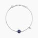 Bracelet Talismania Argent Blanc Lapis Lazuli Oxyde De Zirconium - Bracelets Medailles Femme | Marc Orian