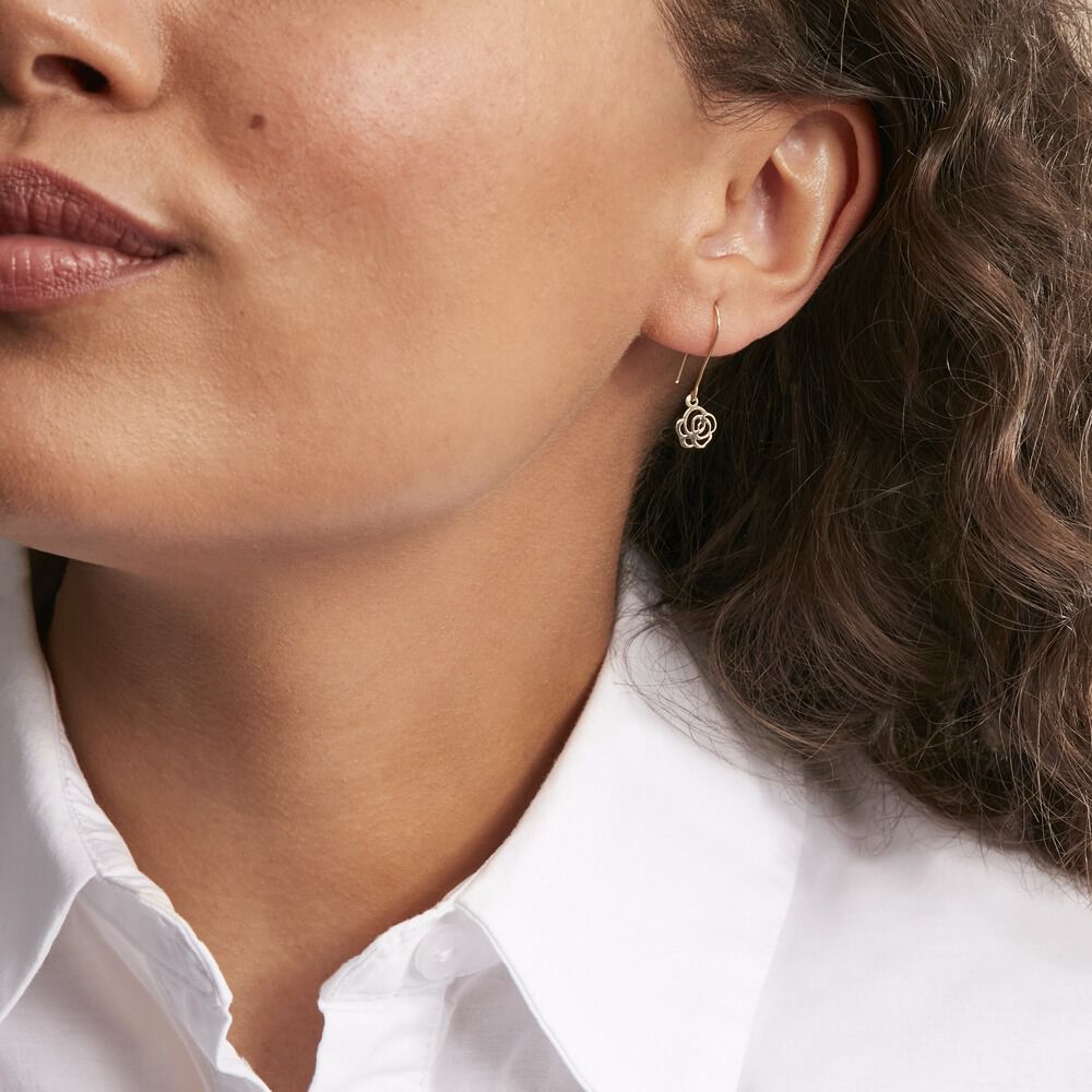Boucles D'oreilles Pendantes Daley Or Jaune - Pendantes Femme | Marc Orian