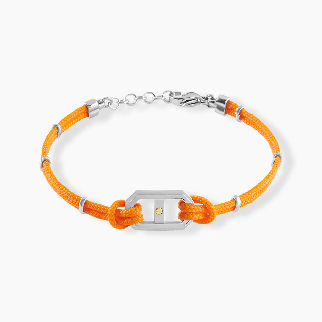 Bracelet Naturel Cordon Orange - Bracelets cordons Homme | Marc Orian