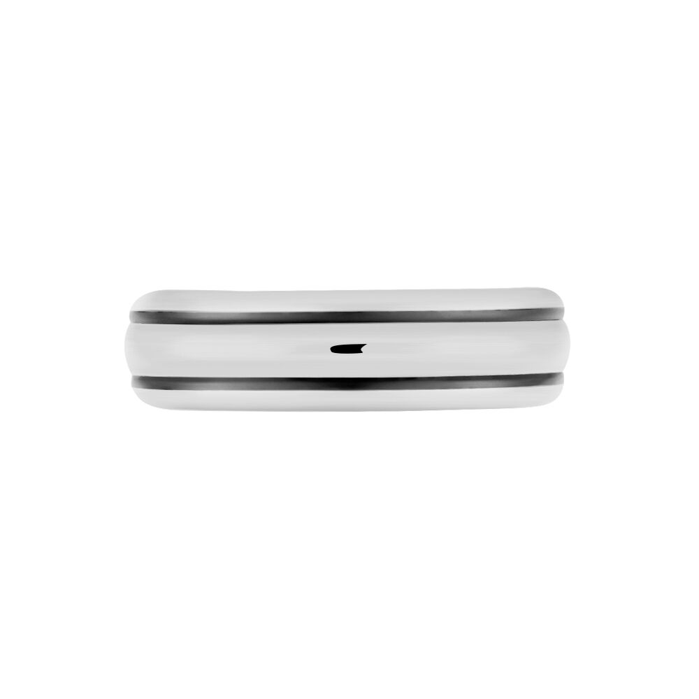 Bague Acier Blanc - Bagues Homme | Marc Orian