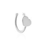 Boucles D'oreilles Puces Pierine Argent Blanc - Puces Femme | Marc Orian