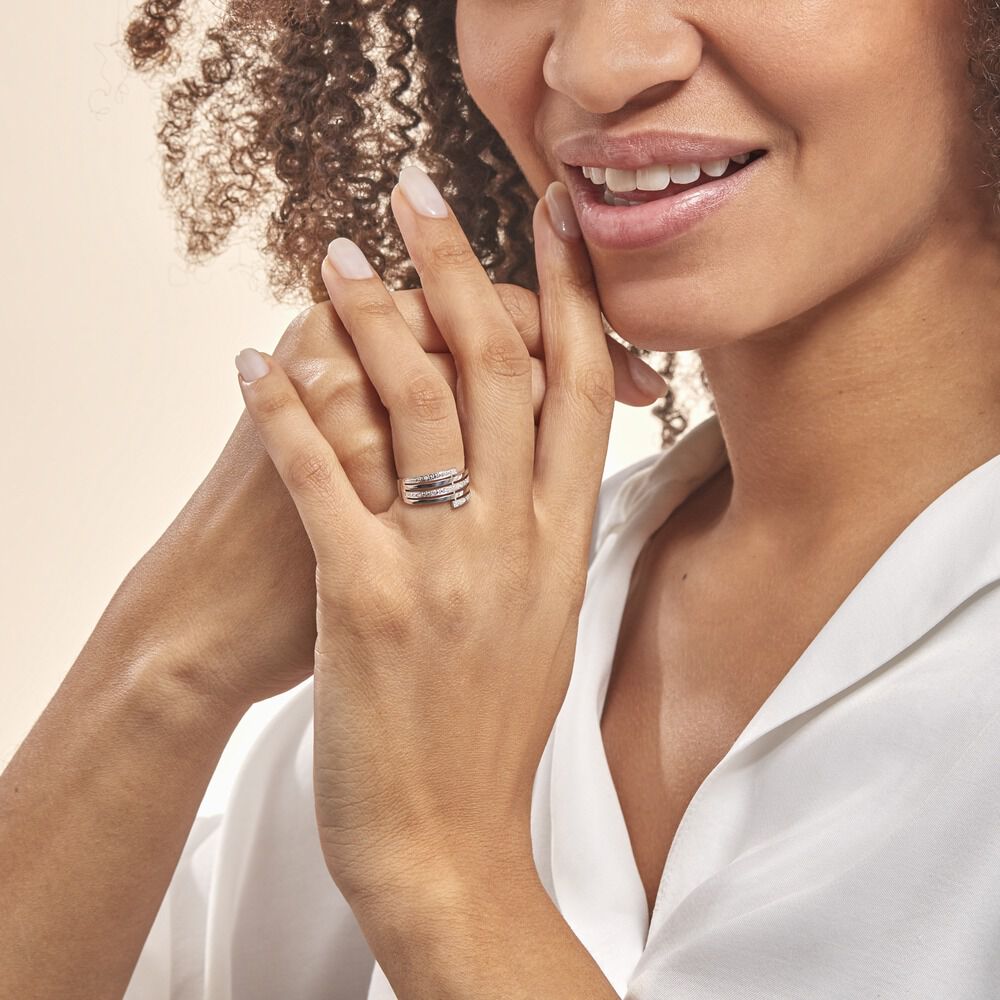 Bague Eleonore Or Blanc Diamant - Bagues pierres précieuses Femme | Marc Orian