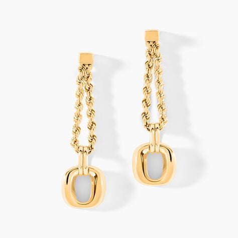 Boucles D'Oreilles Pendantes Eleor Or Jaune - Pendantes Femme | Marc Orian