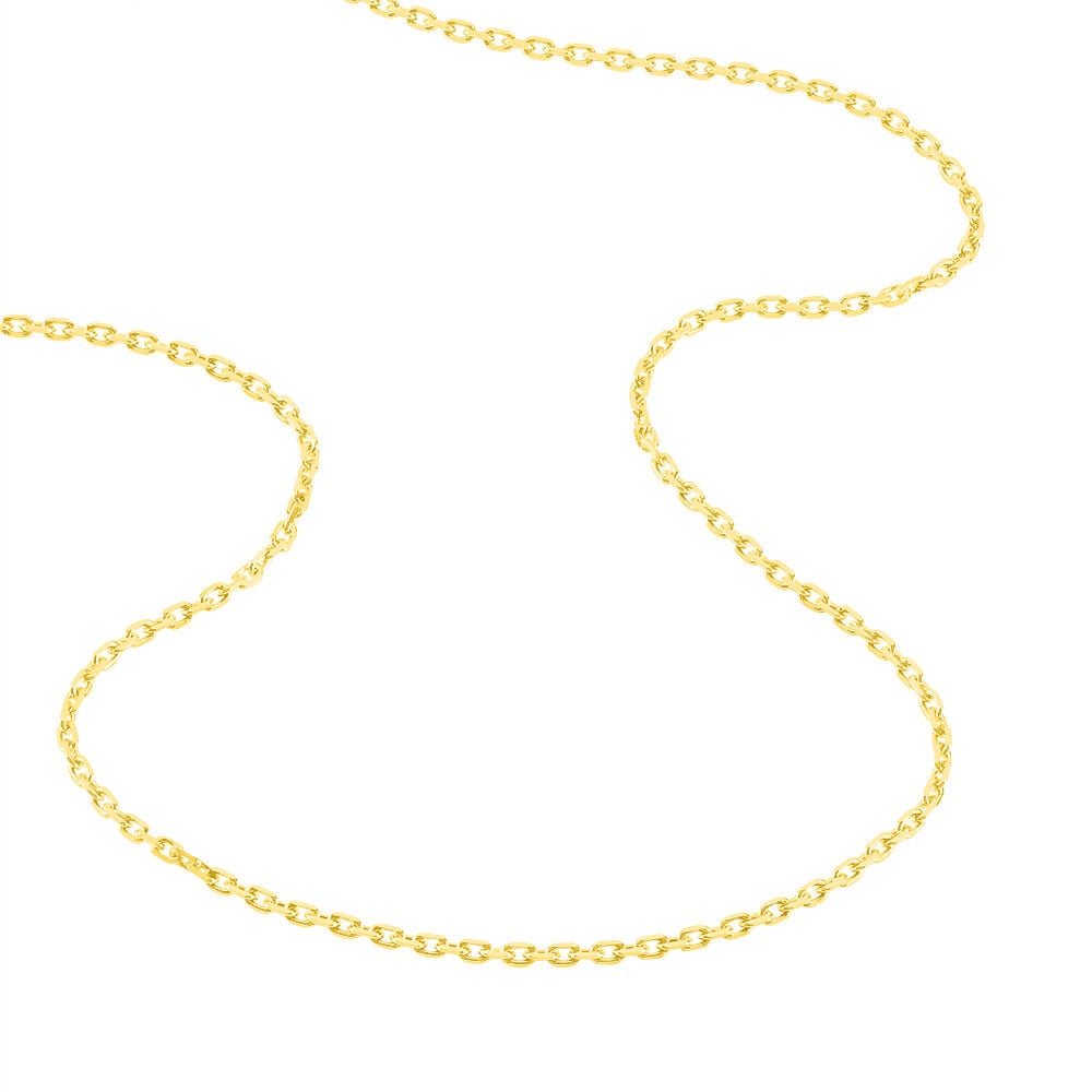 Cha&icirc;ne Igoa Maille For&ccedil;at Diamantee Or Jaune - Chaines Femme | Marc Orian