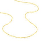 Cha&icirc;ne Igoa Maille For&ccedil;at Diamantee Or Jaune - Chaines Femme | Marc Orian