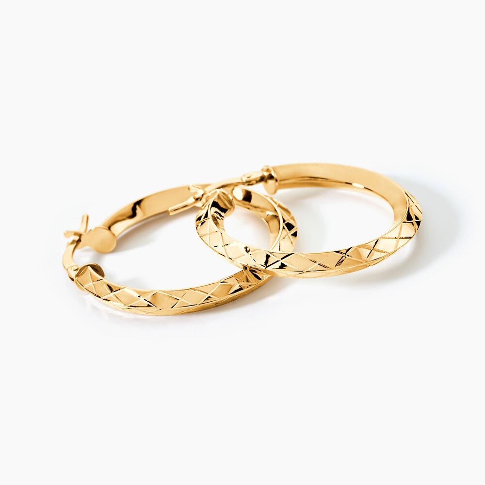 Cr&eacute;oles Roxanna Or Jaune - Cr&eacute;oles Femme | Marc Orian