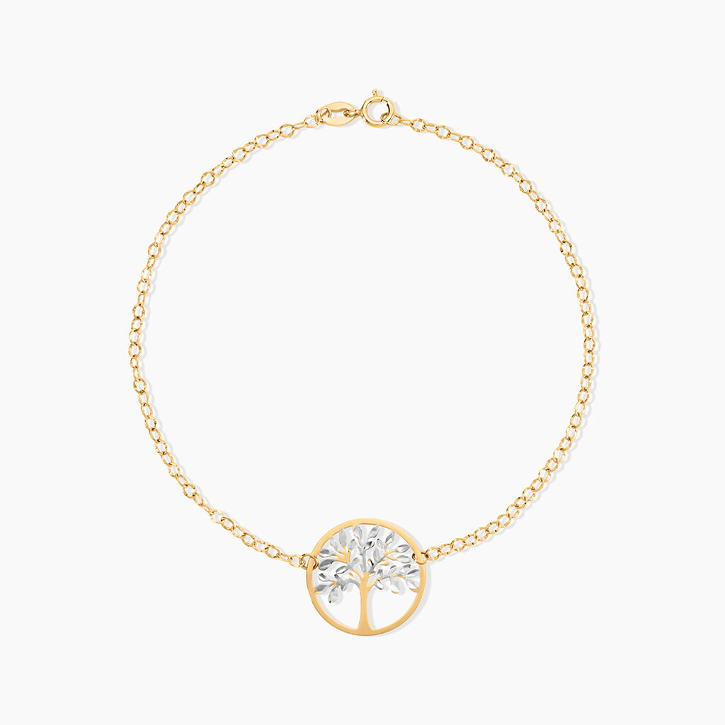 Bracelet Aragorn Or Bicolore - Bracelets cha&icirc;nes Femme | Marc Orian