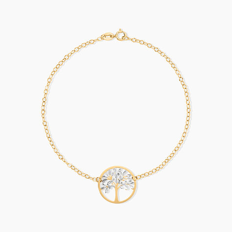 Bracelet Aragorn Or Bicolore - Bracelets cha&icirc;nes Femme | Marc Orian