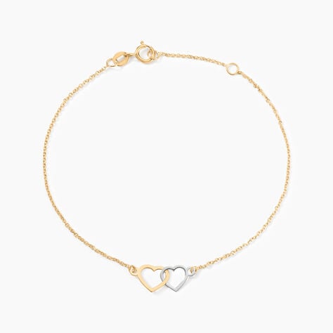 Bracelet Eleno Or Bicolore - Bracelets Anneaux Entrelaces Femme | Marc Orian