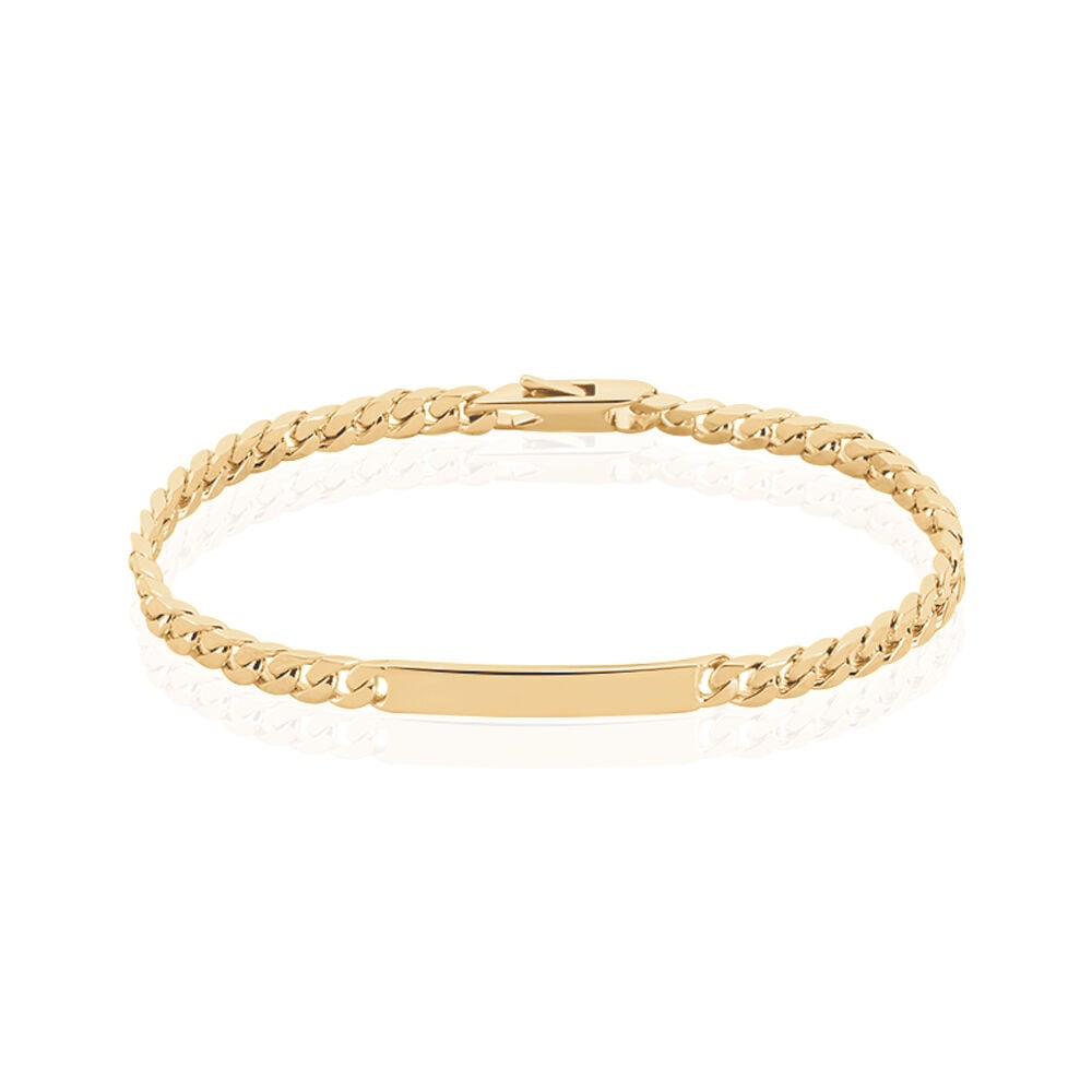 Bracelet Identité Clement Plaqué Or Jaune - Gourmettes Femme | Marc Orian