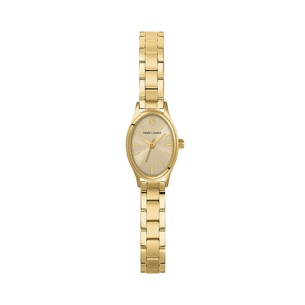 Montre Pierre Lannier Lannier Ovalia Champagne - Montres &eacute;tanches Femme | Marc Orian