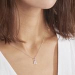 Collier Astra Argent Blanc Oxyde De Zirconium - Colliers avec pierres Femme | Marc Orian