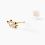 Boucles D'oreilles Puces Yoshi Or Jaune Oxyde De Zirconium - Puces Enfant | Marc Orian