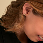 Boucles D'Oreilles Puces Poem Argent Jaune P&eacute;ridot Oxyde De Zirconium - Puces Femme | Marc Orian