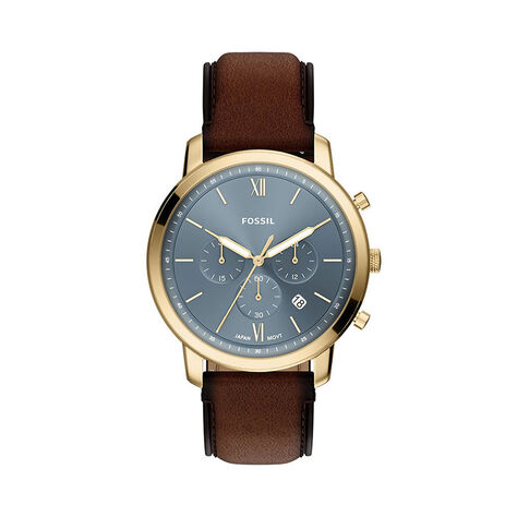 Montre Fossil Neutra Chrono Bleu - Montres &eacute;tanches Homme | Marc Orian