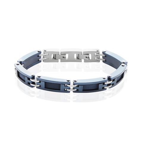 Bracelet Jourdan Zephir Acier Bleu - Bracelets Homme | Marc Orian