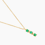 Collier Safiya Or Jaune Emeraude - Colliers avec pierres Femme | Marc Orian