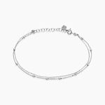 Bracelet Hayda Argent Blanc - Bracelets fantaisie Femme | Marc Orian