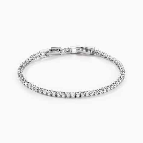Bracelet Rio Tennis Argent Blanc Oxyde De Zirconium - Bracelets chaînes Femme | Marc Orian