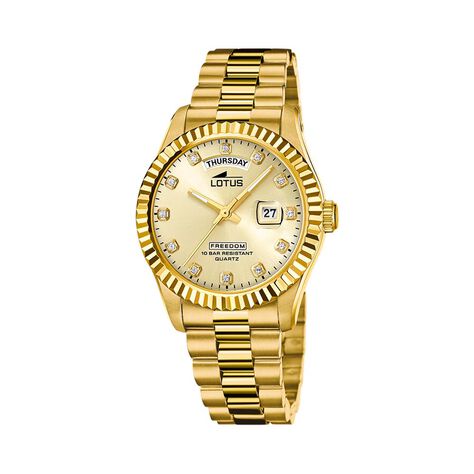Montre Lotus Freedom Collection Doré - Montres classiques Homme | Marc Orian
