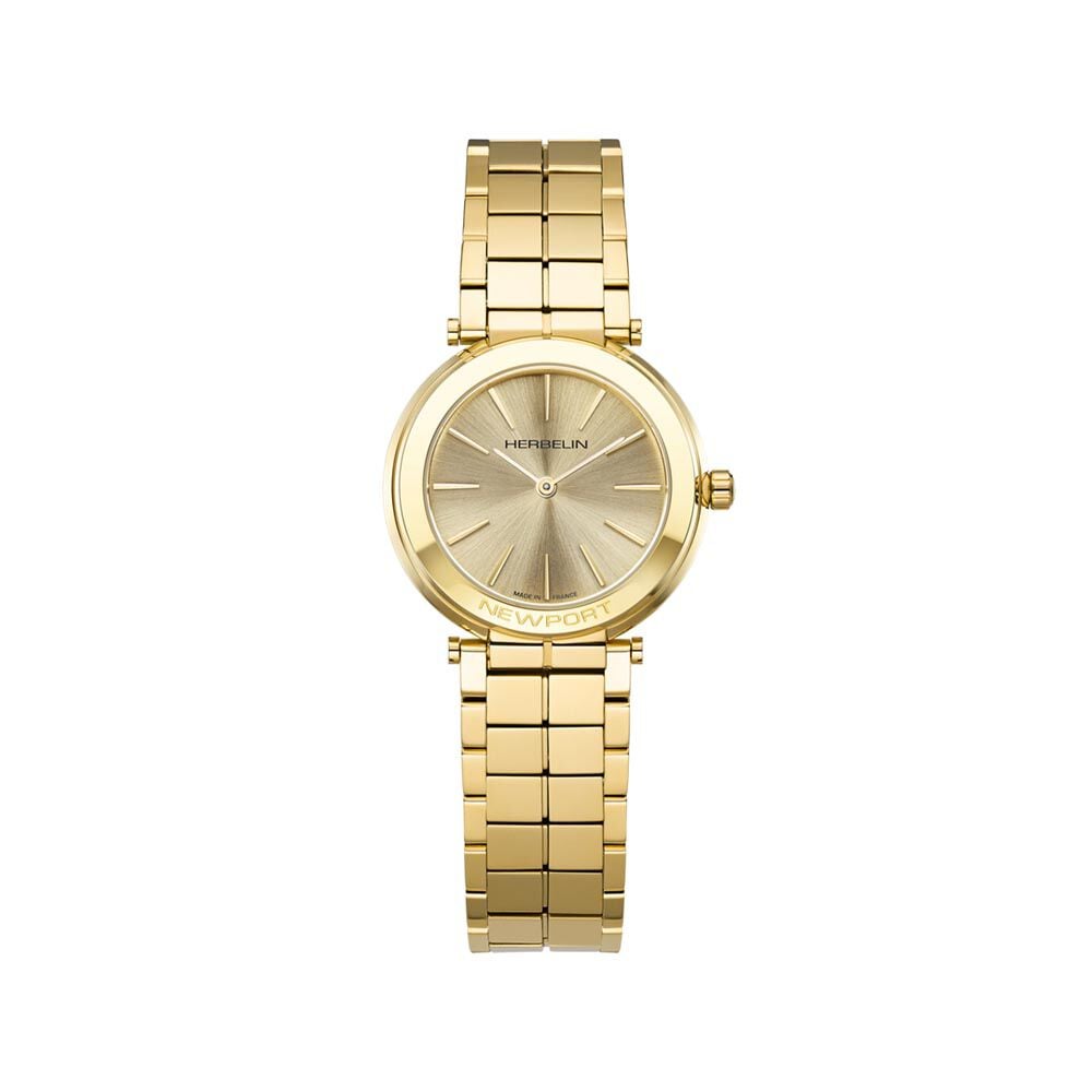 Montre Herbelin Newport Slim Champagne - Montres étanches Femme | Marc Orian