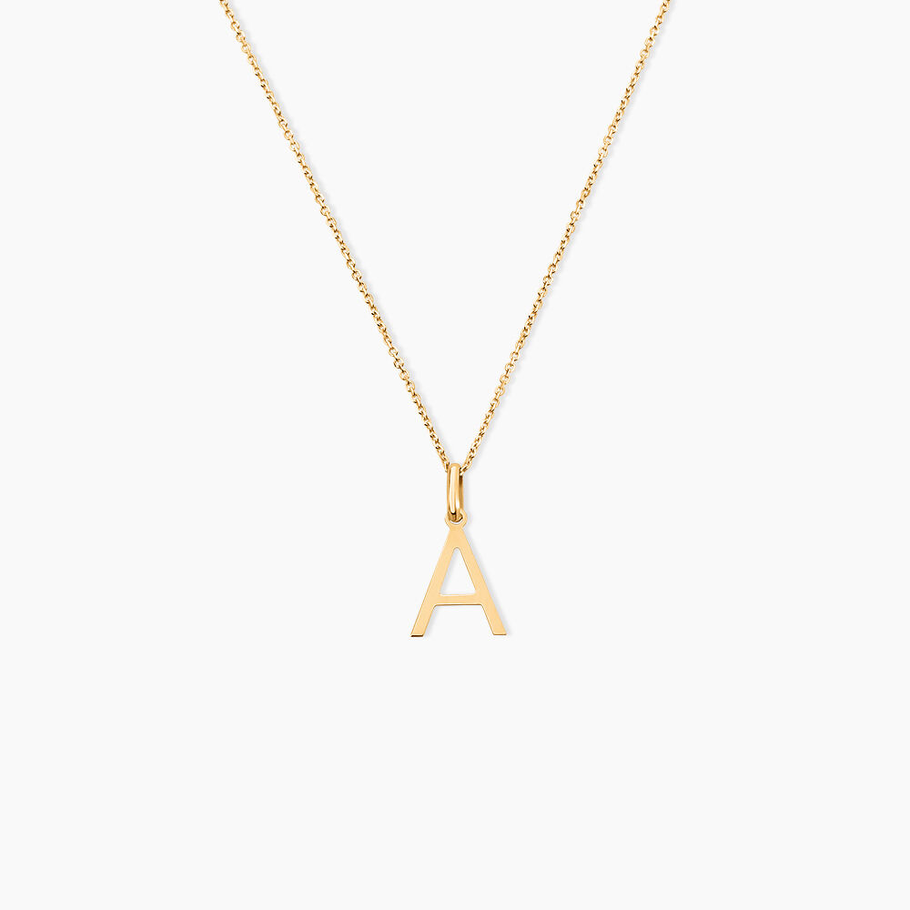 Pendentif Ionia Lettre Or Jaune - Pendentifs Famille | Marc Orian