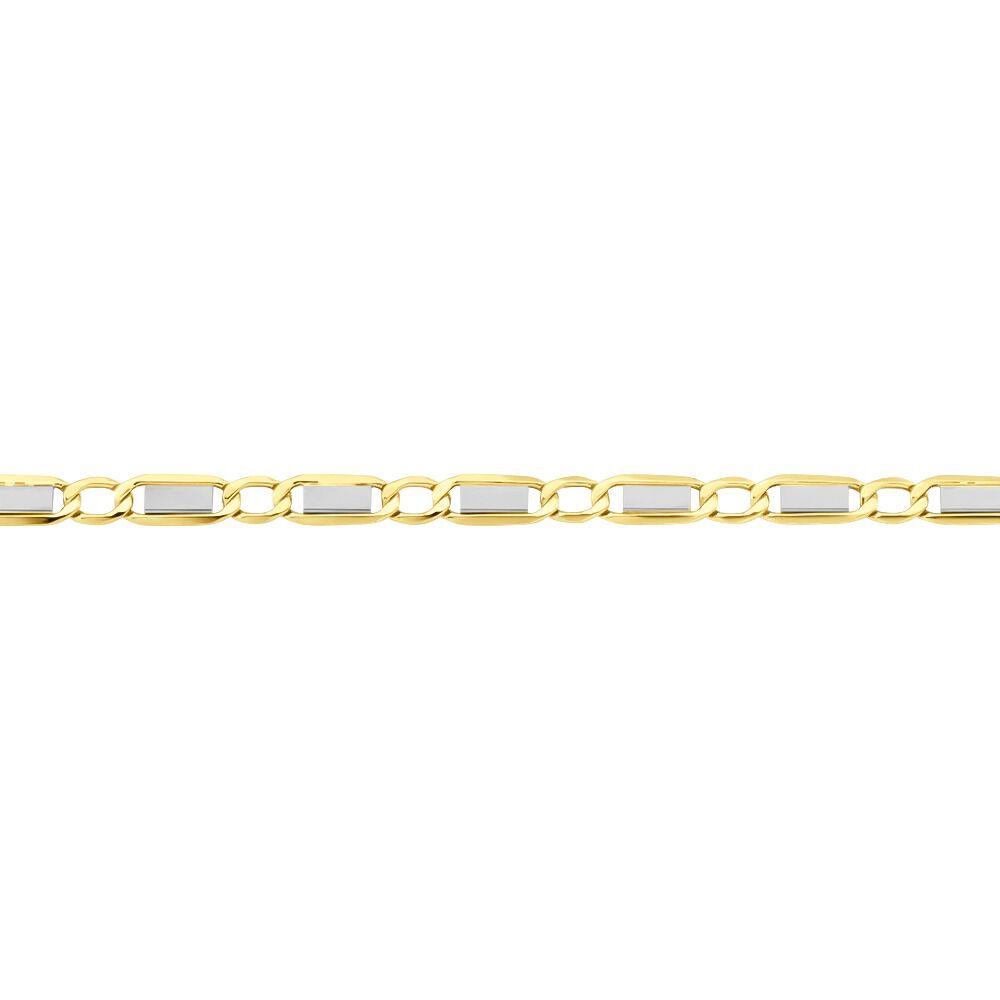 Collier Danae Plaquette Or Bicolore - Chaines Homme | Marc Orian