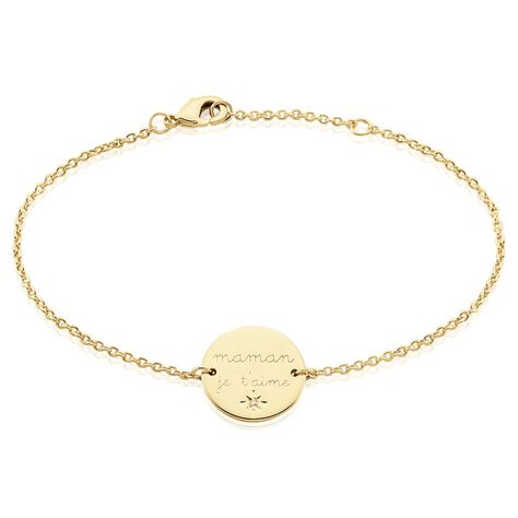 Bracelet Plaqué Or Maioun Oxyde De Zirconium - Bracelets Medailles Femme | Marc Orian