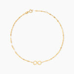 Cha&icirc;ne De Cheville Carlisa Or Jaune - Chaines de cheville Femme | Marc Orian