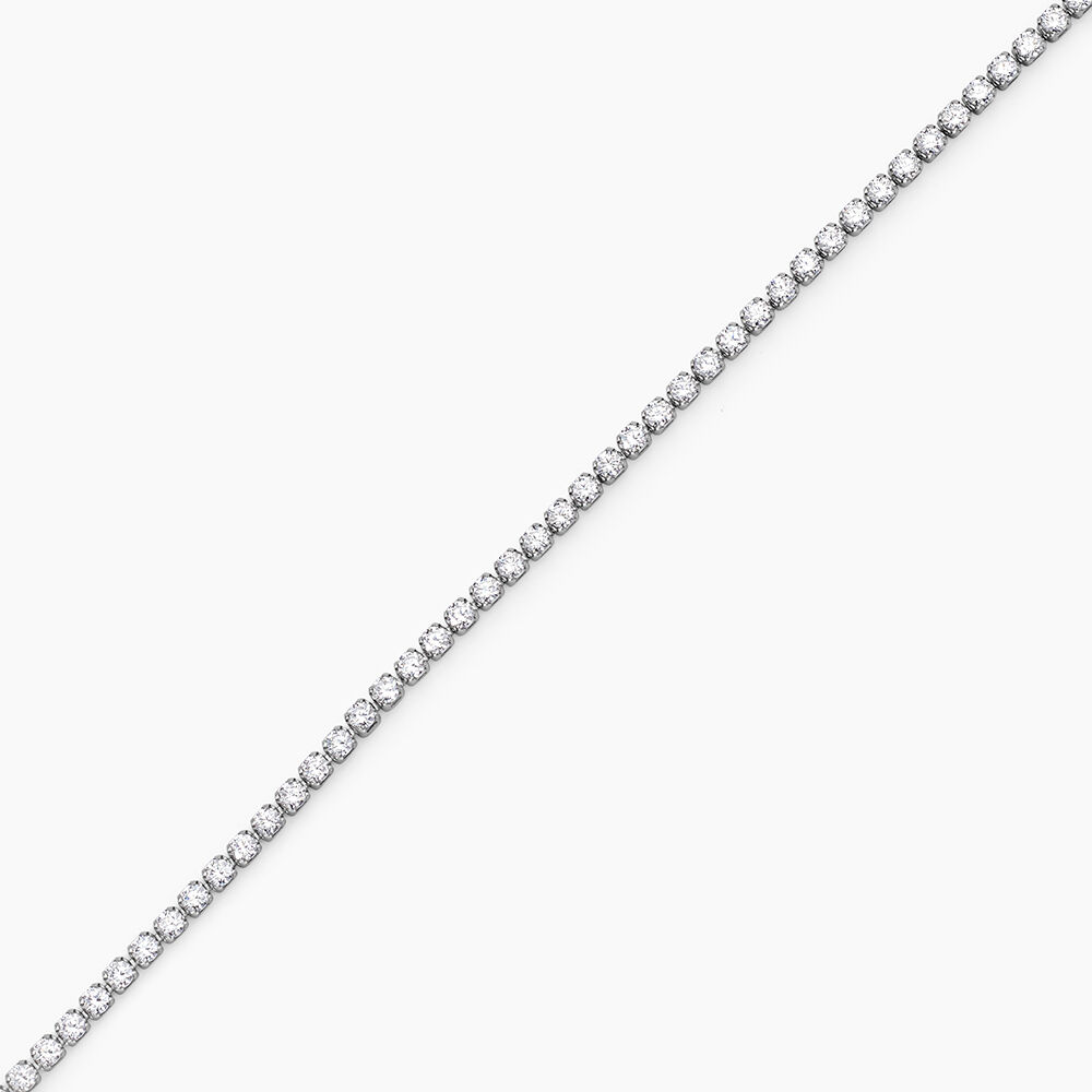 Bracelet Charline Or Blanc Oxyde De Zirconium - Bracelets cha&icirc;nes Femme | Marc Orian