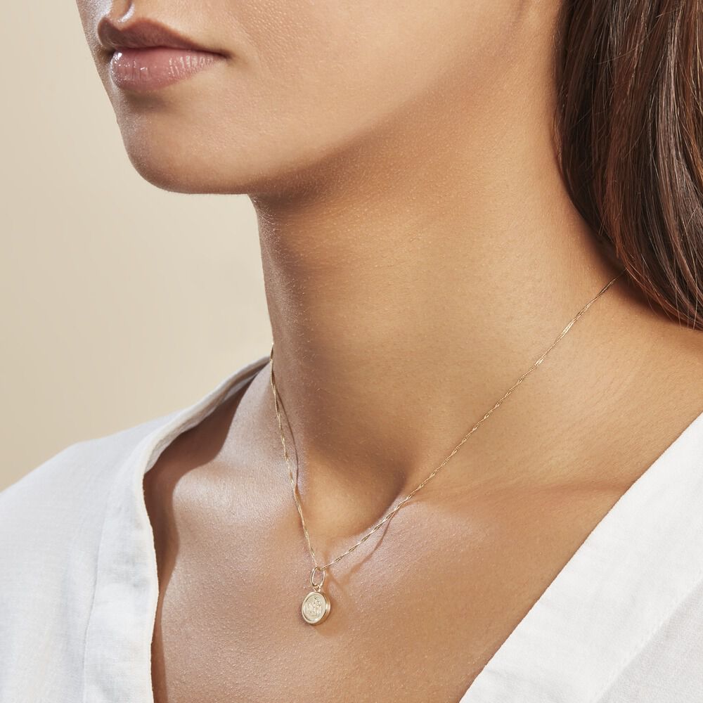 Pendentif Fabie Or Jaune - Médailles et médaillons Famille | Marc Orian