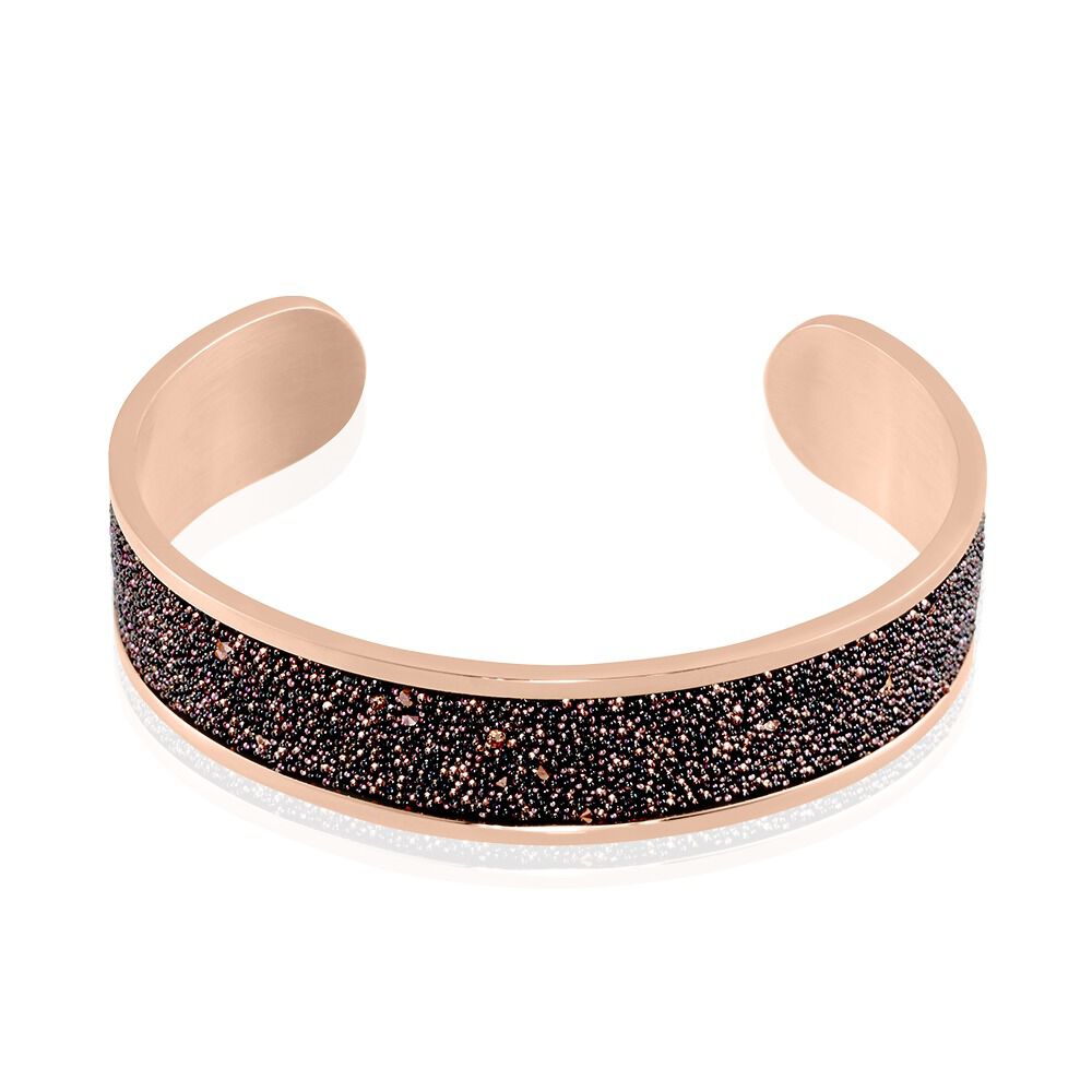 Bracelet Jonc Willis Acier Rose - Bracelets joncs Femme | Marc Orian