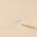 Collier Swanny Argent Blanc Oxyde De Zirconium - Colliers avec pierres Femme | Marc Orian