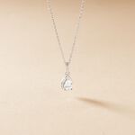 Collier Briony Argent Blanc Oxyde De Zirconium - Colliers avec pierres Femme | Marc Orian