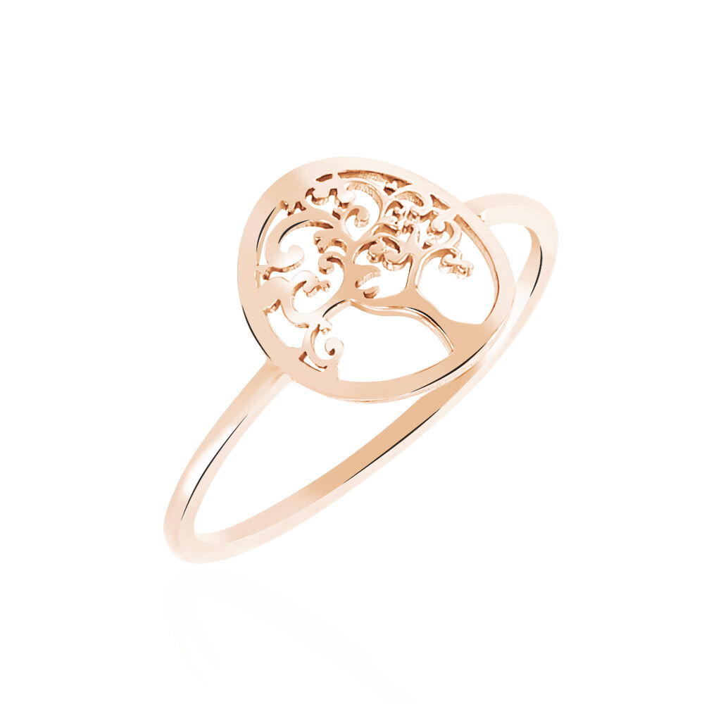 Bague or arbre de vie