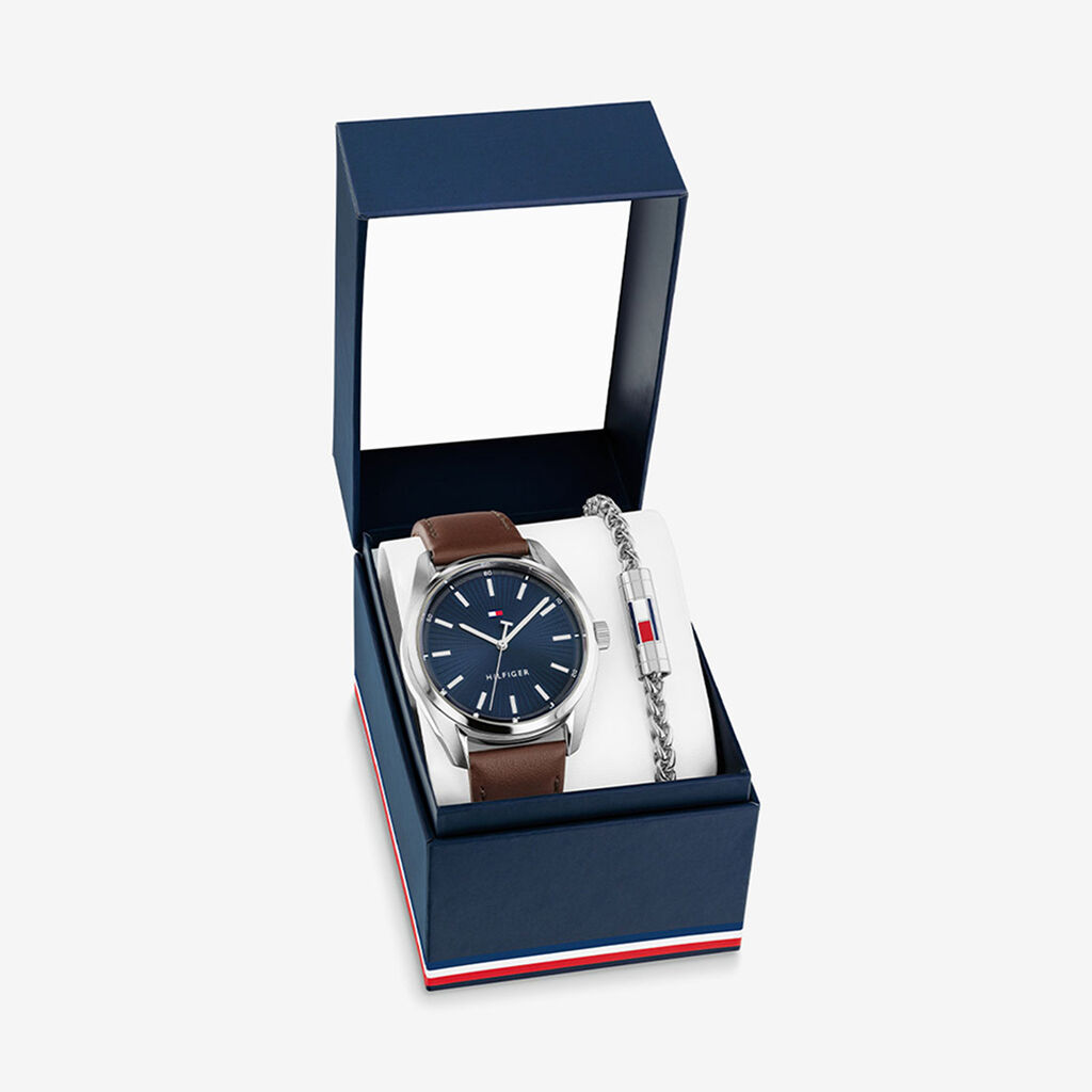 Coffret De Montre Tommy Hilfiger Bruce Bleu - Coffrets de montres Homme | Marc Orian