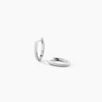 Cr&eacute;oles Mini Argent Blanc - Cr&eacute;oles Femme | Marc Orian