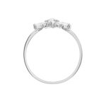 Bague Allassane Or Blanc Oxyde De Zirconium - Bagues avec pierre Femme | Marc Orian