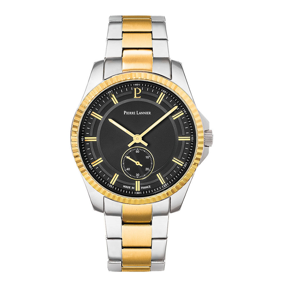 Montre Pierre Lannier Metropolitain Noir - Montres étanches Homme | Marc Orian