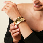 Bracelet Jonc Ecorsia Acier Jaune - Bijoux fantaisie Femme | Marc Orian