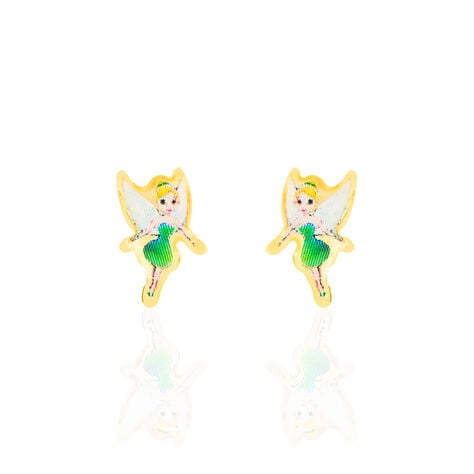 Boucles D'oreilles Puces Feerie Or Jaune - Puces Enfant | Marc Orian